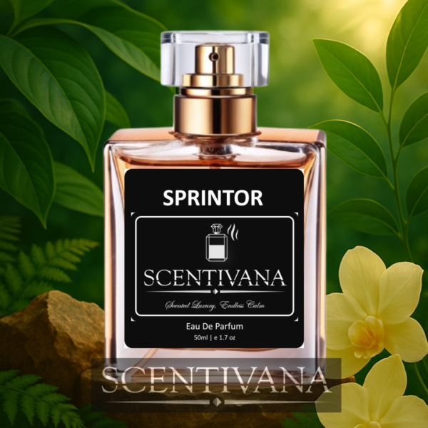 SCENTIVANA - SPRINTOR Perfume EDP Spray for Men / Him | Citrus Aromatic Vanilla Amber Powdery Marine Fragrance