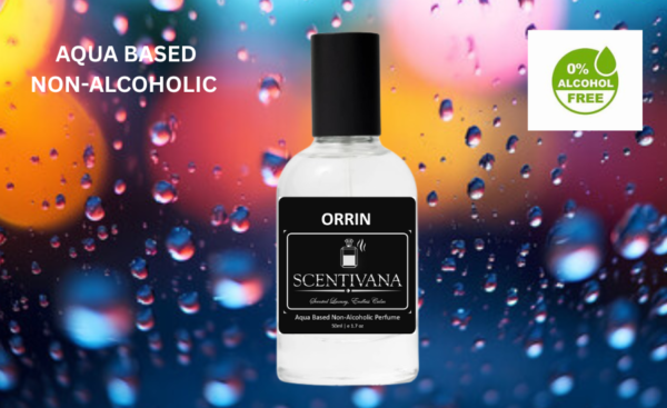 SCENTIVANA - ORRIN Aqua Based Non-Alcoholic Perfume Spray for Men / Him | Fruity Fresh Tropical Citrus Smoky Woody Mossy Fragrance